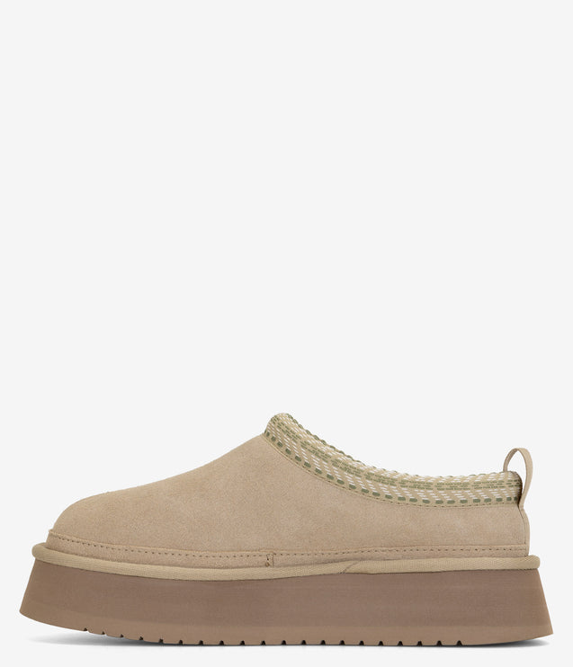Koolaburra by UGG Burree Platform Slipper - Desert Stone