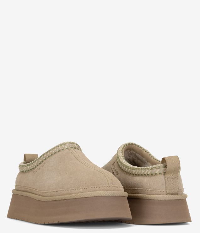 Koolaburra by UGG Burree Platform Slipper - Desert Stone