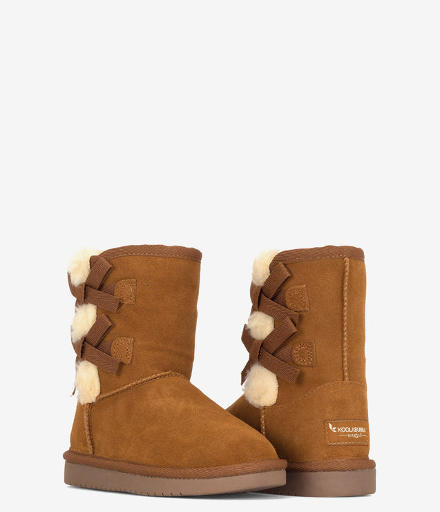 Koolaburra by UGG Victoria Kids Boot - Chestnut