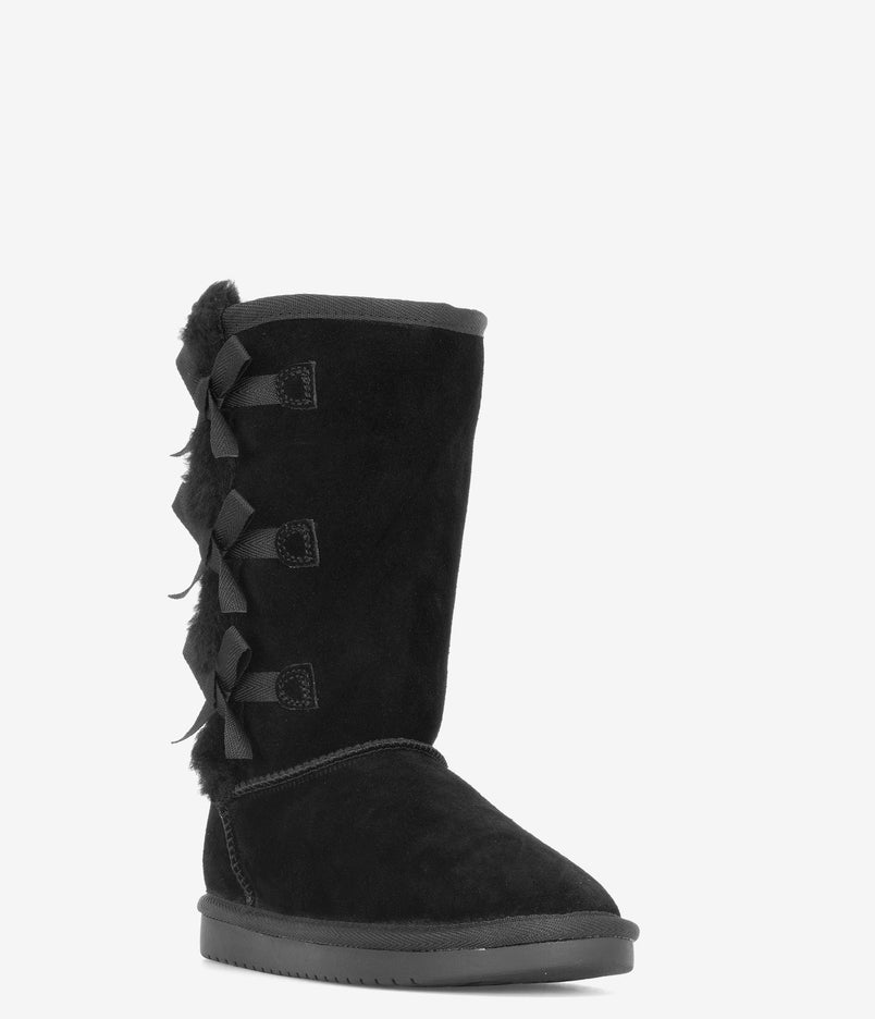 Koolaburra by UGG Victoria Tall Kids Boot - Black