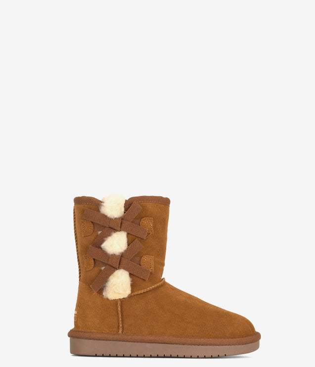 Koolaburra by UGG Toddler Victoria Short Boot - Chestnut