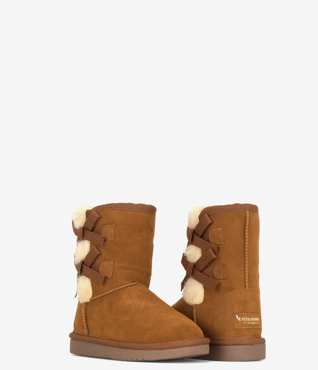 Koolaburra by UGG Toddler Victoria Short Boot - Chestnut