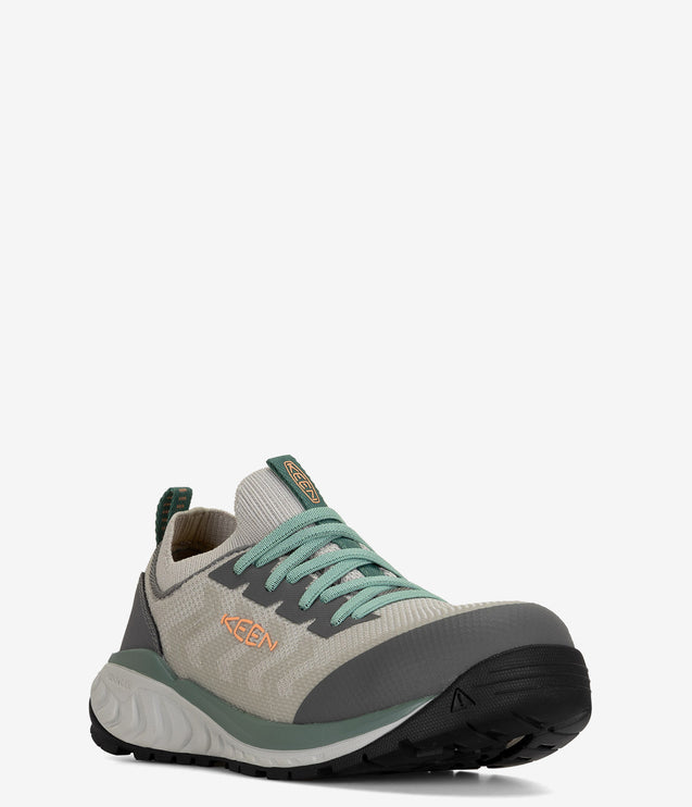 KEEN Utility Arvada Shift Carbon Fiber Toe Work Sneaker - Steel Grey Green