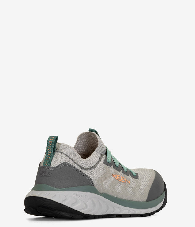 KEEN Utility Arvada Shift Carbon Fiber Toe Work Sneaker - Steel Grey Green