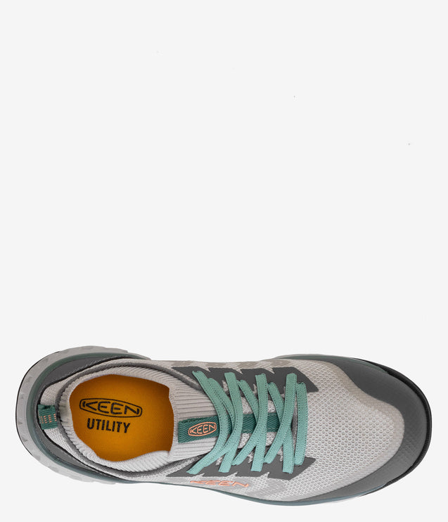 KEEN Utility Arvada Shift Carbon Fiber Toe Work Sneaker - Steel Grey Green