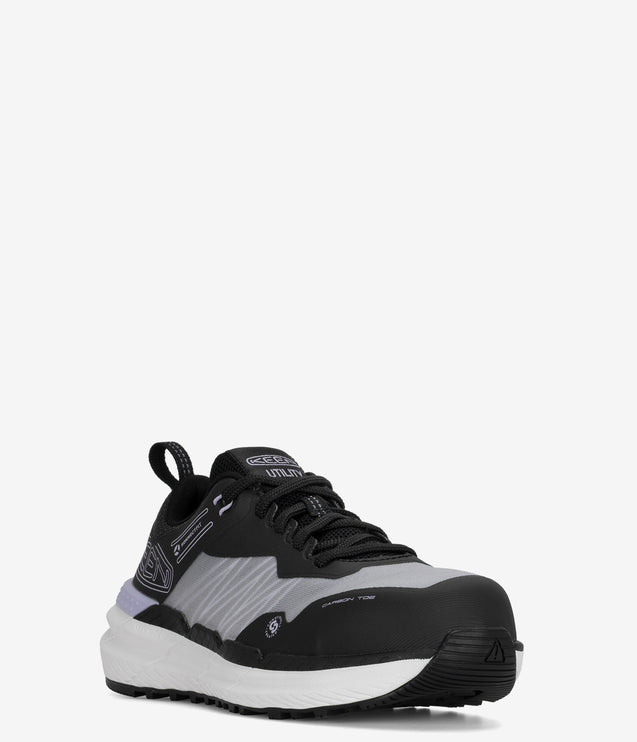 KEEN Utility Speedworks Carbon Toe Work Sneaker - Thistle/Black