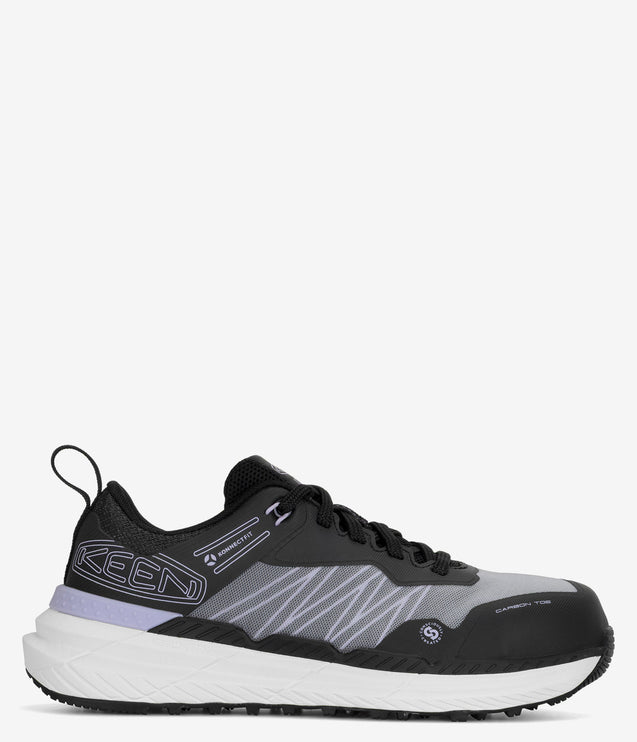 KEEN Utility Speedworks Carbon Toe Work Sneaker - Thistle/Black