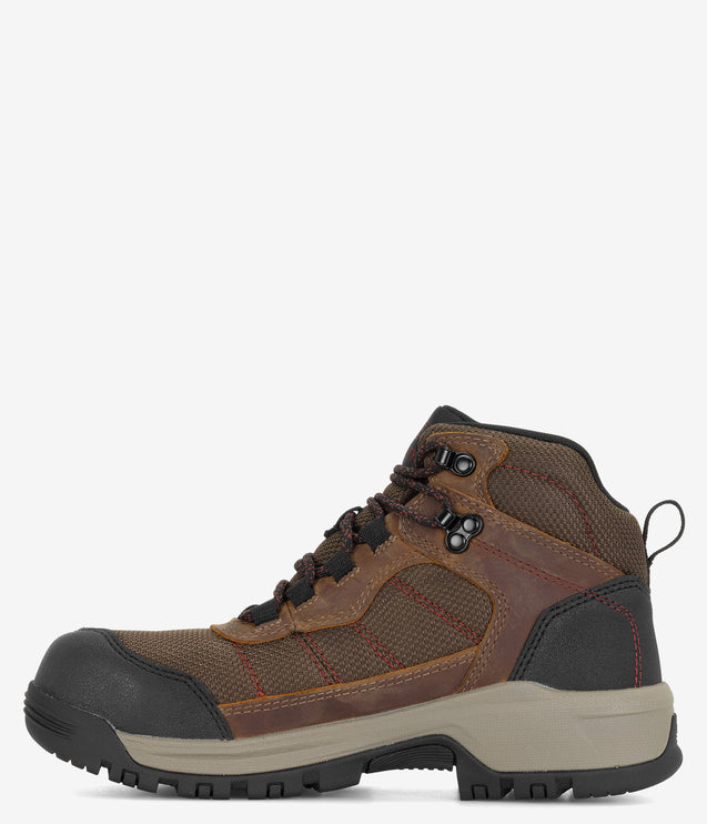 KEEN Utility Skokie Waterproof Carbon Toe Work Boot - Bison/Black