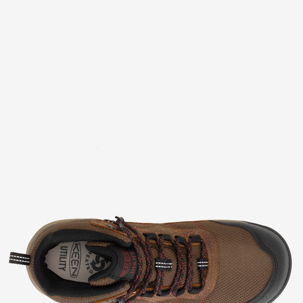 KEEN Utility Skokie Waterproof Carbon Toe Work Boot - Bison/Black