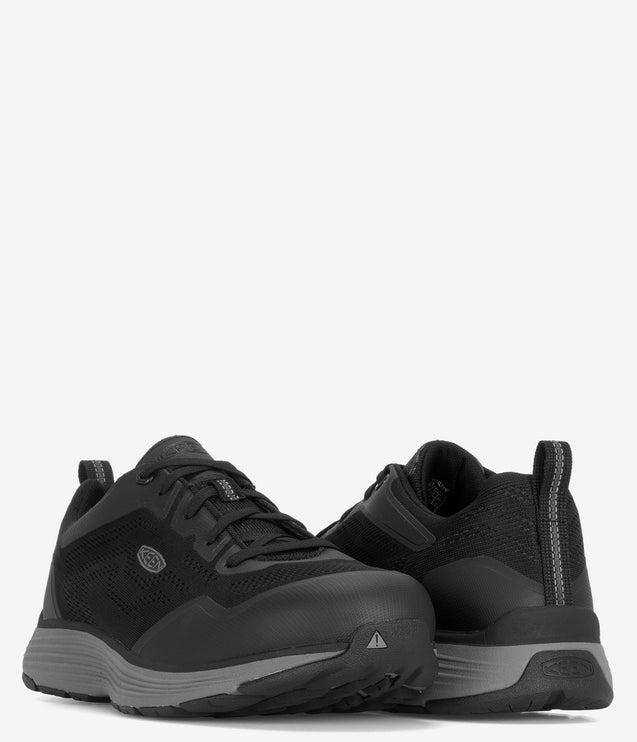 KEEN Utility Sparta II Aluminum Toe Work Shoe - Grey/Black