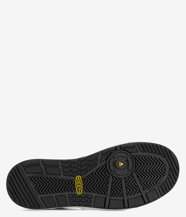 KEEN Utility Overton Mid Carbon-Fiber Toe Work Shoe - Steelgrey/Black