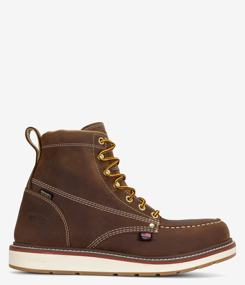 KEEN Utility Liberty 6" Waterproof Carbon Toe Boot - Chestnut/Gum