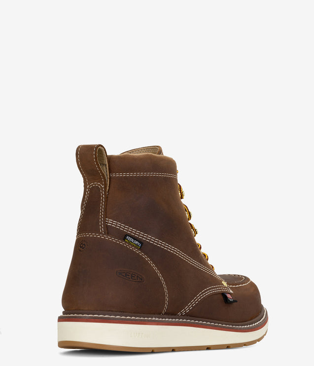 KEEN Utility Liberty 6" Waterproof Carbon Toe Boot - Chestnut/Gum