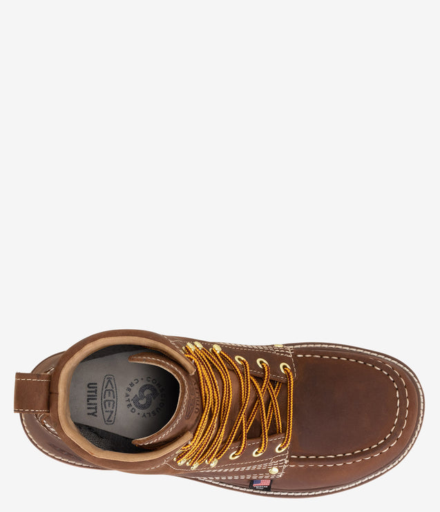 KEEN Utility Liberty 6" Waterproof Carbon Toe Boot - Chestnut/Gum