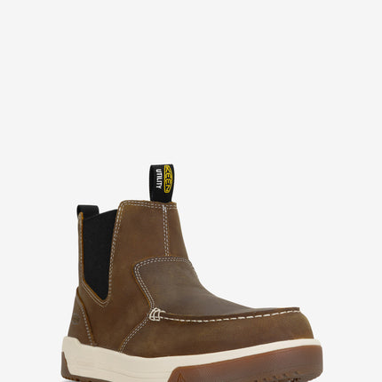 KEEN Utility Gibson Carbon Toe Chelsea Work Boot - Belgian/Gum