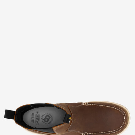 KEEN Utility Gibson Carbon Toe Chelsea Work Boot - Belgian/Gum