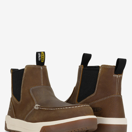 KEEN Utility Gibson Carbon Toe Chelsea Work Boot - Belgian/Gum