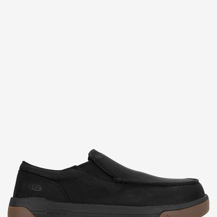 KEEN Utility Gibson Carbon Toe Slip-On Work Shoe - Black/Gum
