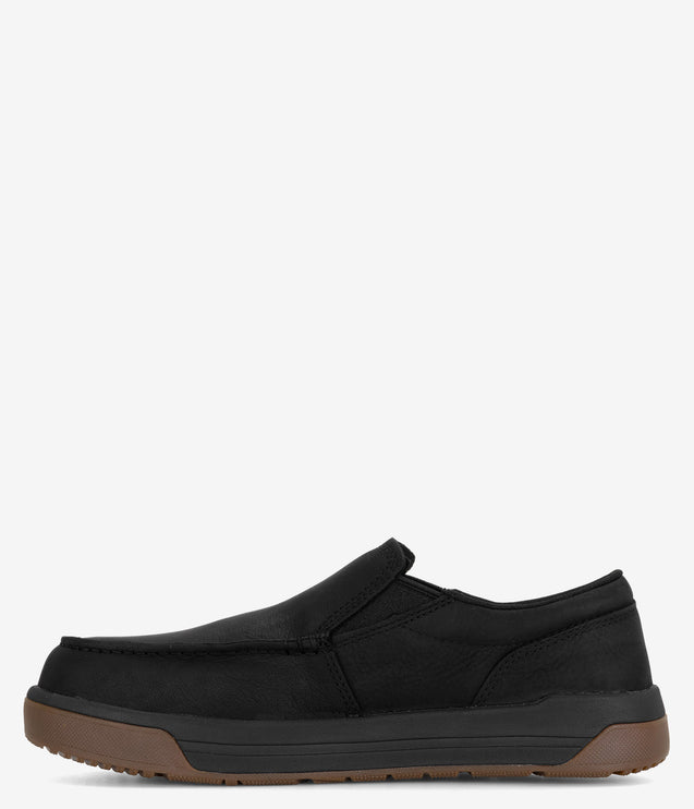 KEEN Utility Gibson Carbon Toe Slip-On Work Shoe - Black/Gum