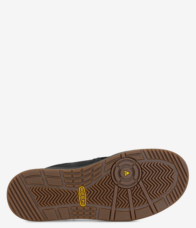 KEEN Utility Gibson Carbon Toe Slip-On Work Shoe - Black/Gum