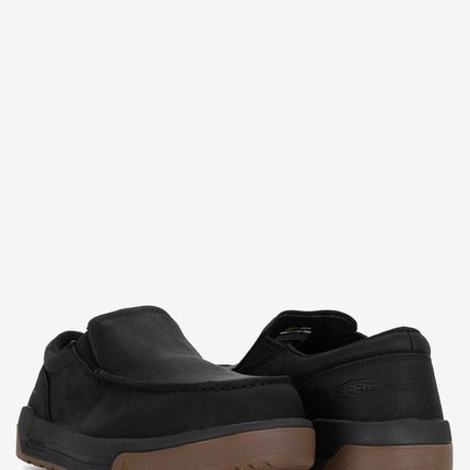 KEEN Utility Gibson Carbon Toe Slip-On Work Shoe - Black/Gum