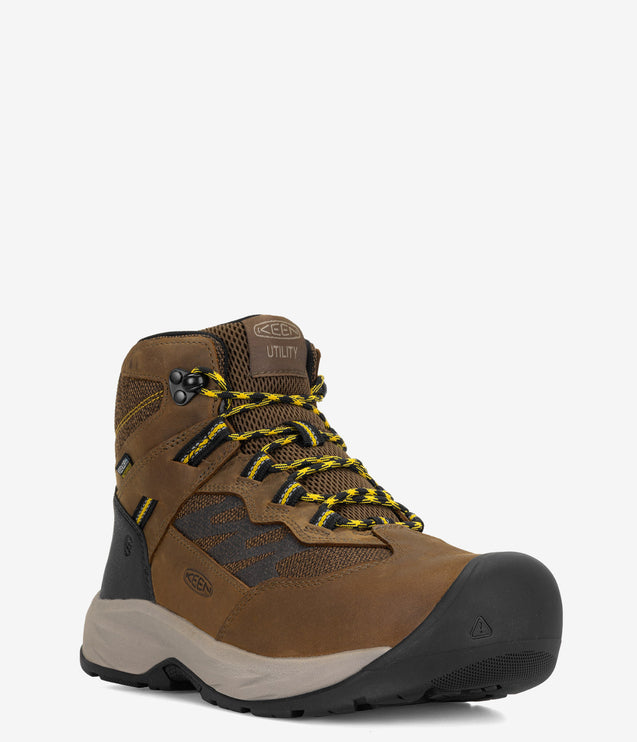 KEEN Utility Highframe Mid Steel Toe Waterproof Work Boots - Men