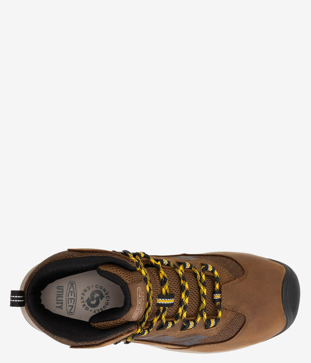 KEEN Utility Highframe Mid Steel Toe Waterproof Work Boots - Men