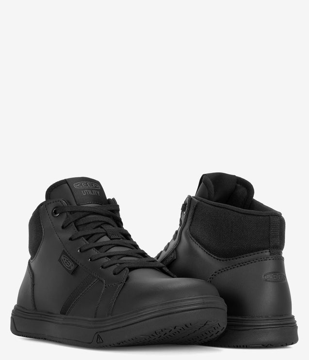 KEEN Utility PTC Kenton Mid Work Shoe - Black