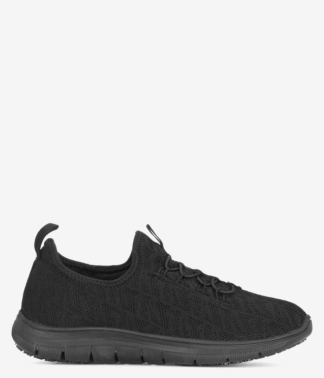Laforst Jewel Knit Slip Resistant Slip On Sneaker - Black