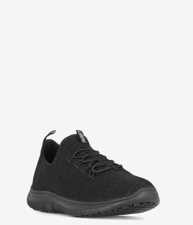 Laforst Jewel Knit Slip Resistant Slip On Sneaker - Black