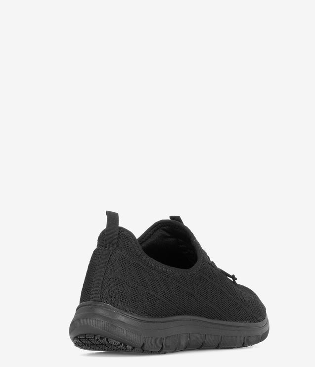 Laforst Jewel Knit Slip Resistant Slip On Sneaker - Black