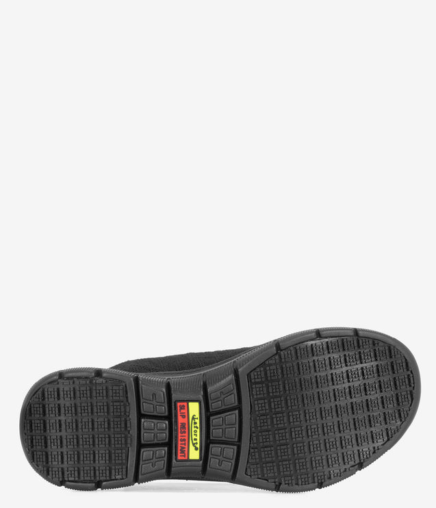 Laforst Jewel Knit Slip Resistant Slip On Sneaker - Black