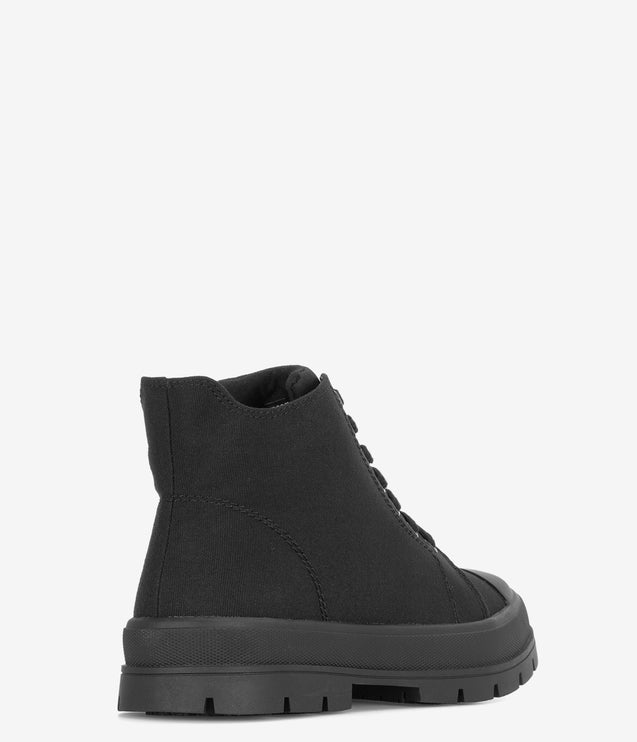 Laforst Skylar Canvas Side Zip Slip Resistant Chukka Boot - Black