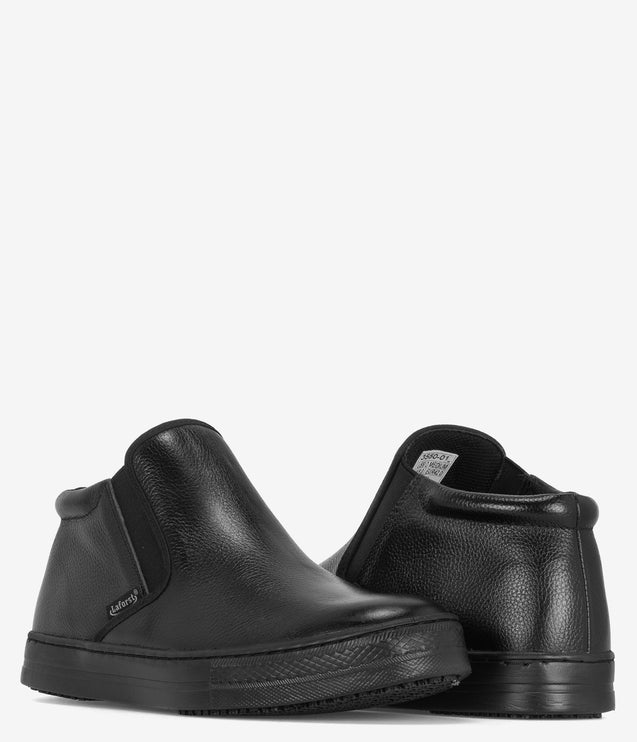 Laforst Custer Slip Resistant Work Shoe - Black