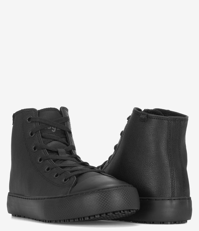 Lugz Stagger Hi Slip Resistant 6" Sneaker - Black
