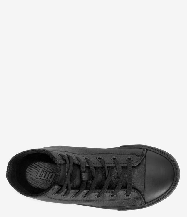 Lugz Stagger Hi Slip Resistant 6" Sneaker - Black