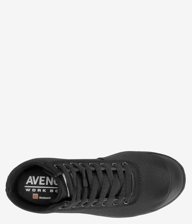 Avenger Blade High Top Alloy Safety Toe Work Shoe - Black
