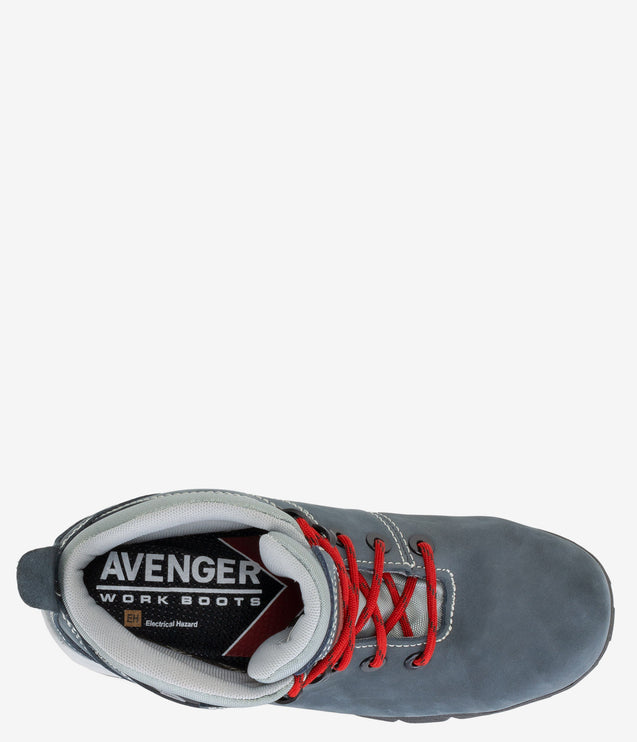 Avenger Trek Alloy Toe Waterproof Mid Hiker - Blue/Grey