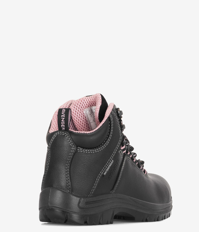 Avenger Breaker 6" Composite Toe Waterproof PR Work Boot - Black