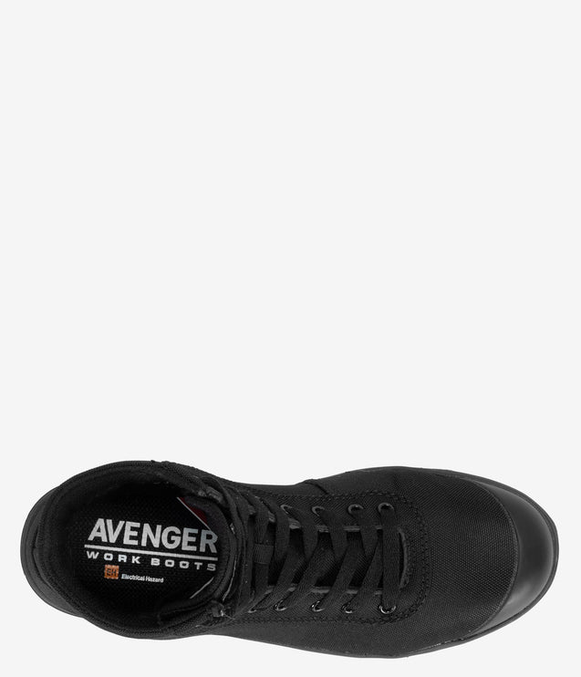 Avenger Blade High Top Alloy Safety Toe Work Shoe - Black