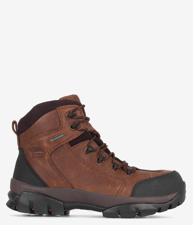 Avenger 6" Composite Safety Toe Waterproof Boot - Brown