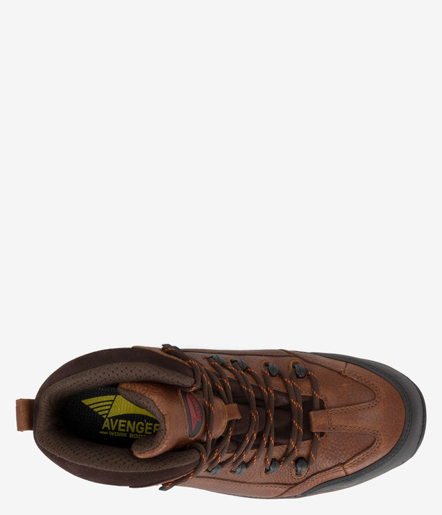 Avenger 6" Composite Safety Toe Waterproof Boot - Brown