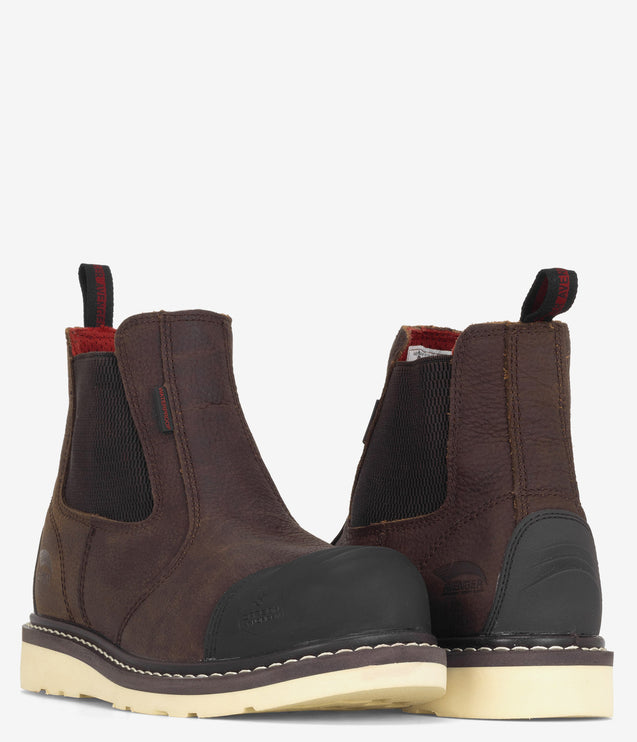 Avenger 6" Wedge Romeo Carbon Safety Toe Boot - Brown