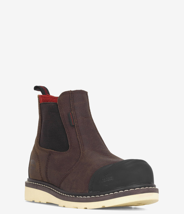 Avenger 6" Wedge Romeo Carbon Safety Toe Boot - Brown
