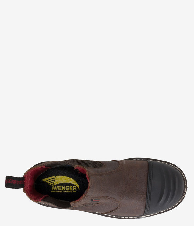 Avenger 6" Wedge Romeo Carbon Safety Toe Boot - Brown