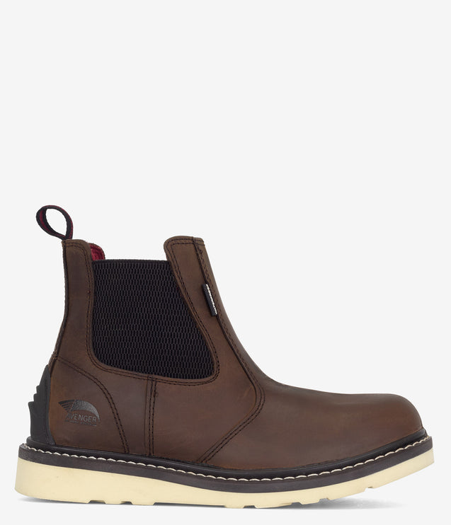 Avenger 6" Chelsea Wedge Waterproof PR Boot - Brown