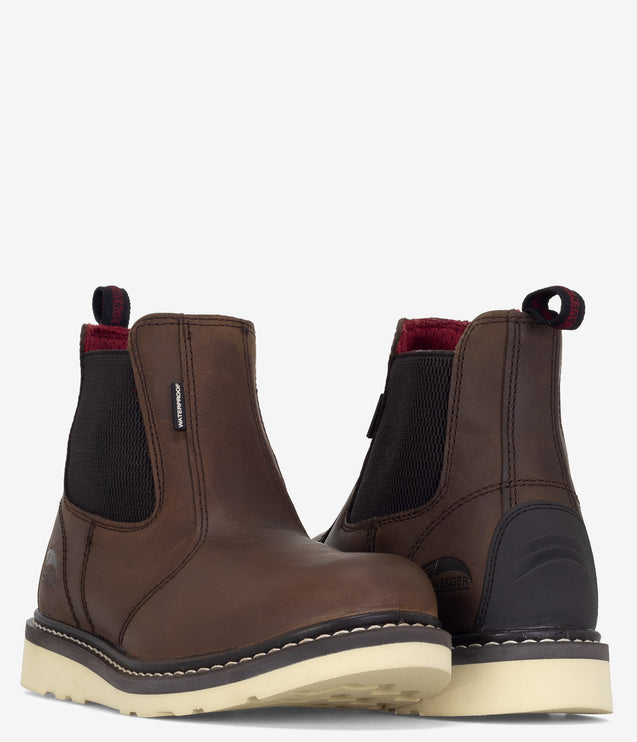 Avenger 6" Chelsea Wedge Waterproof PR Boot - Brown