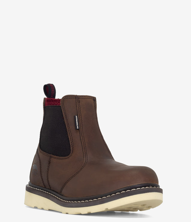 Avenger 6" Chelsea Wedge Waterproof PR Boot - Brown