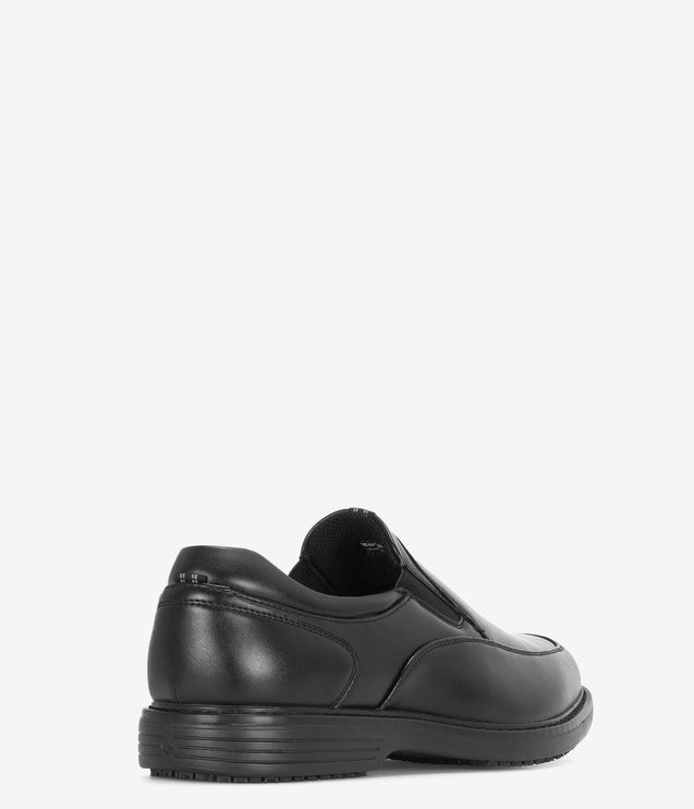 Nunn Bush Wade Work Moc-Toe Slip-Resistant Slip-on - Black