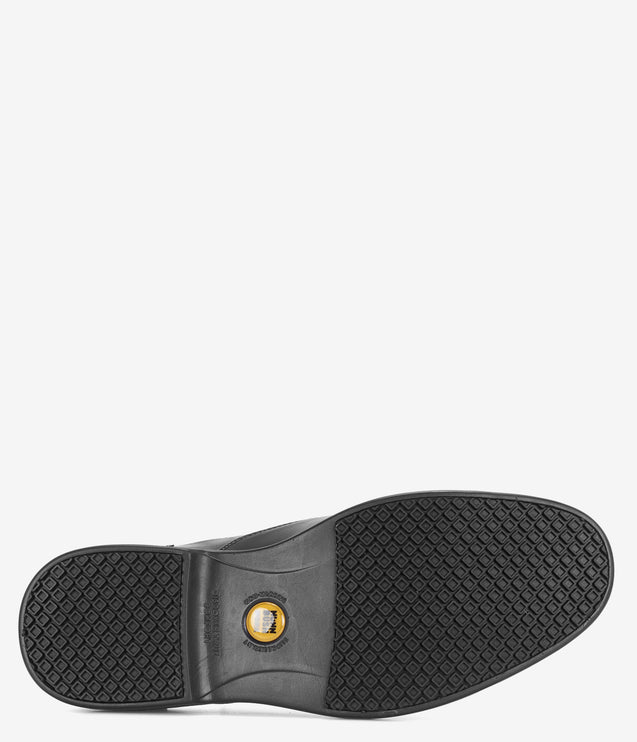 Nunn Bush Wade Work Moc-Toe Slip-Resistant Slip-on - Black